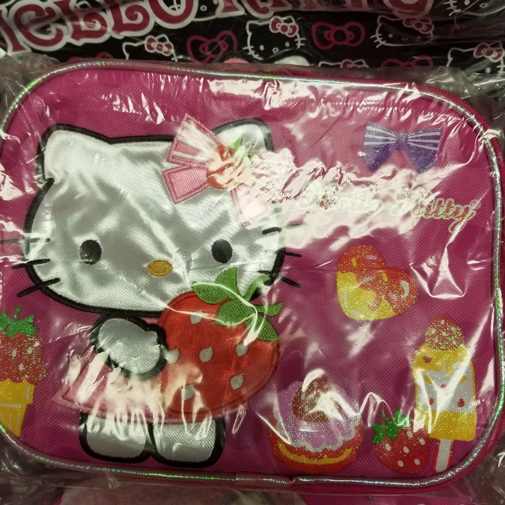 Hello Kitty Pink Insulated Lunch Bag New